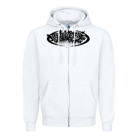 White the-antidemon-demonocidio-cool Zipper Hoodie - linhVisuals