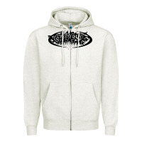 Oatmeal Heather the-antidemon-demonocidio-cool Zipper Hoodie - linhVisuals