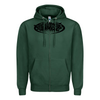 Sports Green the-antidemon-demonocidio-cool Zipper Hoodie - linhVisuals