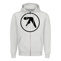 Dove Grey the-aphex-twin-selected-ambient-cool Zipper Hoodie - linhVisuals