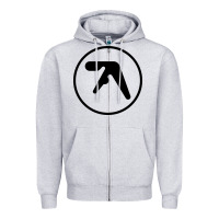 Heather Grey the-aphex-twin-selected-ambient-cool Zipper Hoodie - linhVisuals