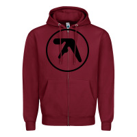 Burgundy the-aphex-twin-selected-ambient-cool Zipper Hoodie - linhVisuals
