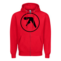 Red the-aphex-twin-selected-ambient-cool Zipper Hoodie - linhVisuals