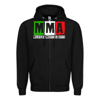 Black mexican martial arts combat mexico fighter themed pullover hoodie Zipper Hoodie - linhVisuals