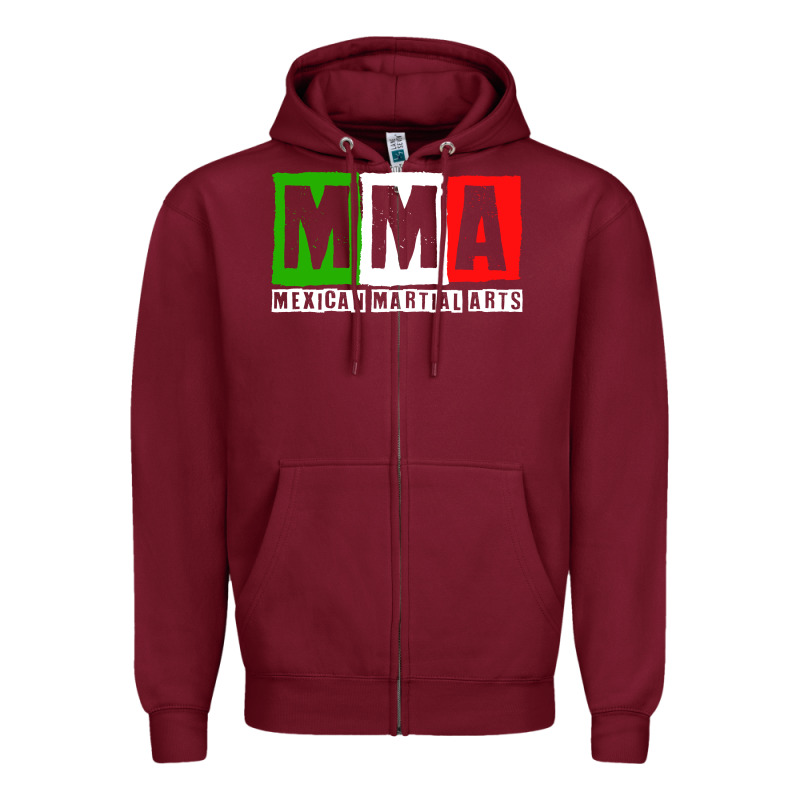 Mexican Martial Arts Combat Mexico Fighter Themed Pullover Hoodie Zipper Hoodie by linhVisuals | Teevron