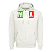 Oatmeal Heather mexican martial arts combat mexico fighter themed pullover hoodie Zipper Hoodie - linhVisuals