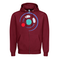 Burgundy minimalist game cube controller throwback retro gamer t shirt Zipper Hoodie - linhVisuals