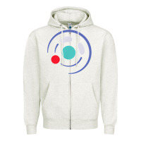 Oatmeal Heather minimalist game cube controller throwback retro gamer t shirt Zipper Hoodie - linhVisuals