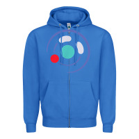 True Royal minimalist game cube controller throwback retro gamer t shirt Zipper Hoodie - linhVisuals