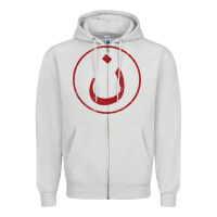 Dove Grey nazarene n christian in arabic symbol t shirt Zipper Hoodie - linhVisuals