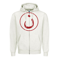 Oatmeal Heather nazarene n christian in arabic symbol t shirt Zipper Hoodie - linhVisuals