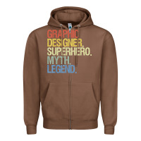Chestnut funny graphic designer t shirt Zipper Hoodie - linhVisuals