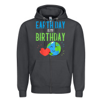 Smoke earth day is my birthday shirt pro environment party gift t shirt Zipper Hoodie - linhVisuals