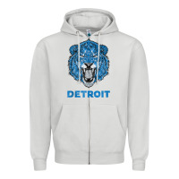 Dove Grey funny vintage lion face head detroit gifts tank top Zipper Hoodie - linhVisuals