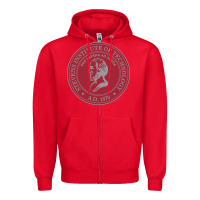 Red stevens institute of technology Zipper Hoodie - linhVisuals