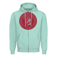 Seafoam stevens institute of technology Zipper Hoodie - linhVisuals