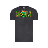 Vintage Black Western Mom With Shamrocks Vintage Tee - BundleAndBundleShop