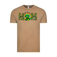 Vintage Coffee Western Mom With Shamrocks Vintage Tee - BundleAndBundleShop