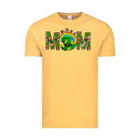 Vintage Mustard Western Mom With Shamrocks Vintage Tee - BundleAndBundleShop