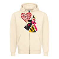Sandshell alice in wonderland queen of hearts off with their heads tank top Zipper Hoodie - linhVisuals