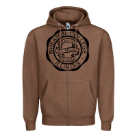 Chestnut wheaton college illinois Zipper Hoodie - linhVisuals