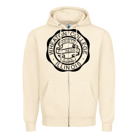 Sandshell wheaton college illinois Zipper Hoodie - linhVisuals