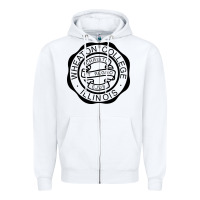 White wheaton college illinois Zipper Hoodie - linhVisuals