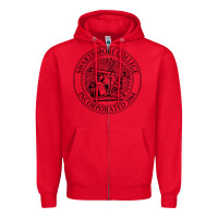 Red swarthmore college Zipper Hoodie - linhVisuals