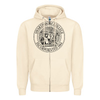 Sandshell swarthmore college Zipper Hoodie - linhVisuals