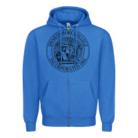 True Royal swarthmore college Zipper Hoodie - linhVisuals