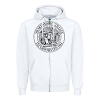 White swarthmore college Zipper Hoodie - linhVisuals