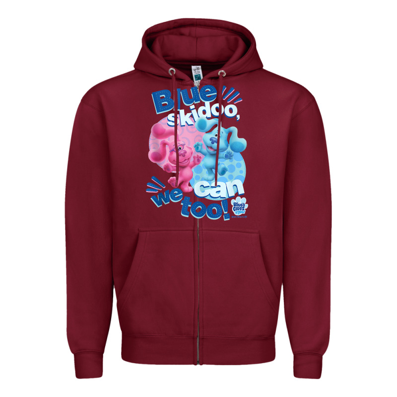 Blue's Clues & You Blue Skidoo, We Can Too Tank Top Zipper Hoodie by linhVisuals | Teevron