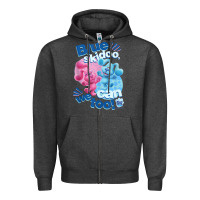 Charcoal Heather blue's clues & you blue skidoo, we can too tank top Zipper Hoodie - linhVisuals