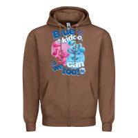 Chestnut blue's clues & you blue skidoo, we can too tank top Zipper Hoodie - linhVisuals