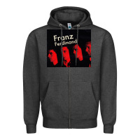 Charcoal Heather #franz ferdinand (10) Zipper Hoodie - linhVisuals