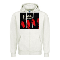Oatmeal Heather #franz ferdinand (10) Zipper Hoodie - linhVisuals