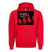 Red #franz ferdinand (10) Zipper Hoodie - linhVisuals