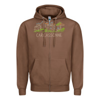 Chestnut carcassonne france unique hand drawn art gift men women t shirt Zipper Hoodie - linhVisuals
