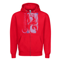 Red castlevania alucard dark portrait t shirt Zipper Hoodie - linhVisuals