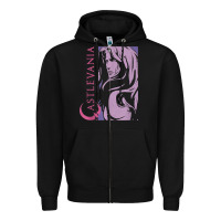 Black castlevania alucard dark portrait t shirt Zipper Hoodie - linhVisuals