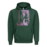 Sports Green castlevania alucard dark portrait t shirt Zipper Hoodie - linhVisuals