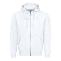 White cybertrucks line art pocket futuristic ev truck cyber design t shirt Zipper Hoodie - linhVisuals