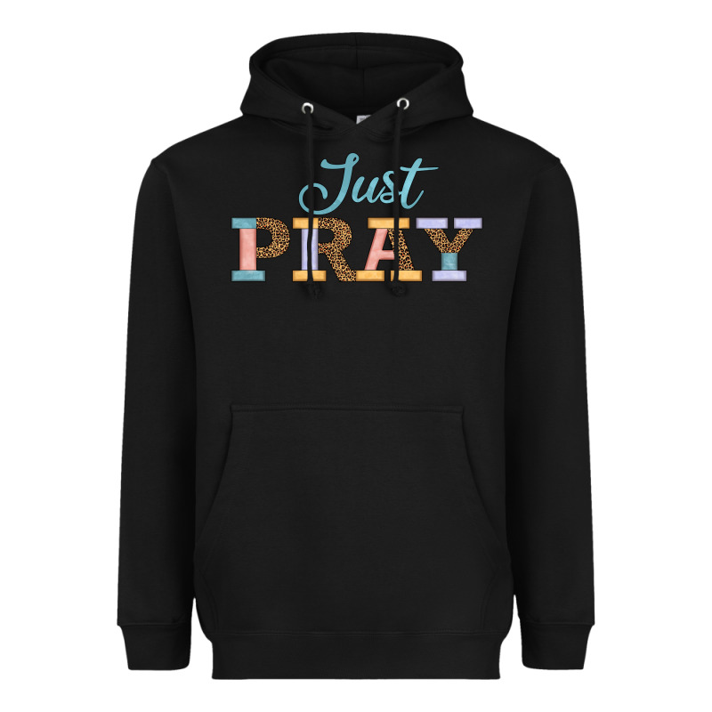 Just Pray Heavyweight Hoodie by JahusDesignShop | Teevron