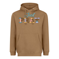 Toasted Coconut Just Pray Heavyweight Hoodie - JahusDesignShop