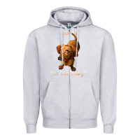 Heather Grey can i pet dat dawg funny dog dachshund lover doxie gift t shirt Zipper Hoodie - linhVisuals