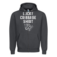 Smoke funny cribbage shirt lucky card game player lover gift t shirt Zipper Hoodie - linhVisuals