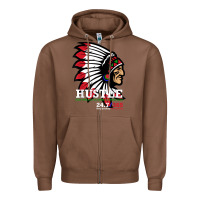 Chestnut hustle 247 gang clothing native american men gift t shirt t shirt Zipper Hoodie - linhVisuals