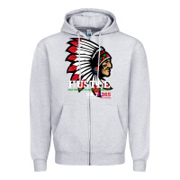 Heather Grey hustle 247 gang clothing native american men gift t shirt t shirt Zipper Hoodie - linhVisuals