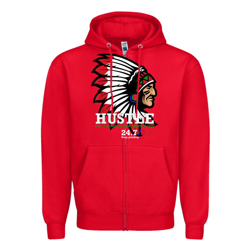 Hustle 247 Gang Clothing Native American Men Gift T Shirt T Shirt Zipper Hoodie by linhVisuals | Teevron