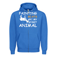 True Royal fainting goats are my spirit animal t shirt Zipper Hoodie - linhVisuals